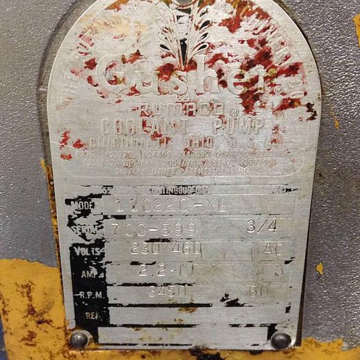 Used GUSHER Coolant Pump 11022C-XL Used