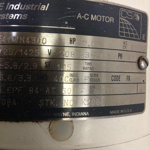 GENERAL ELECTRIC A-C Motor 5KE48WN4300 #69183