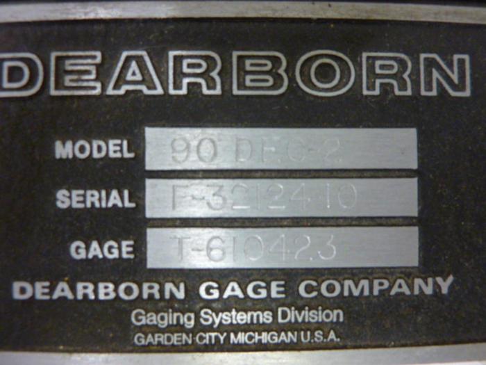 Used DEARBORN Precision Gaging Instrument 90DEC-2 #57062