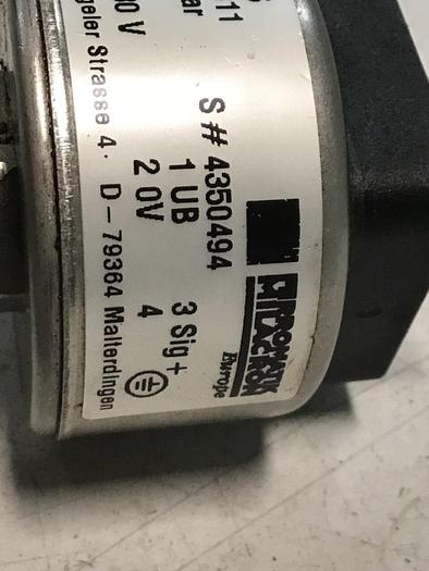 Used MILACRON Pressure Sensor 3396.086.811 #136093