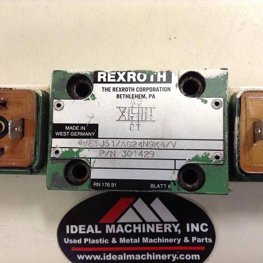 Used REXROTH Valve 4WE6J51AG24N9K4V #73510