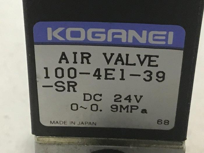 Used KOGANEI Air Valve 100-4E1-39-SR #124278