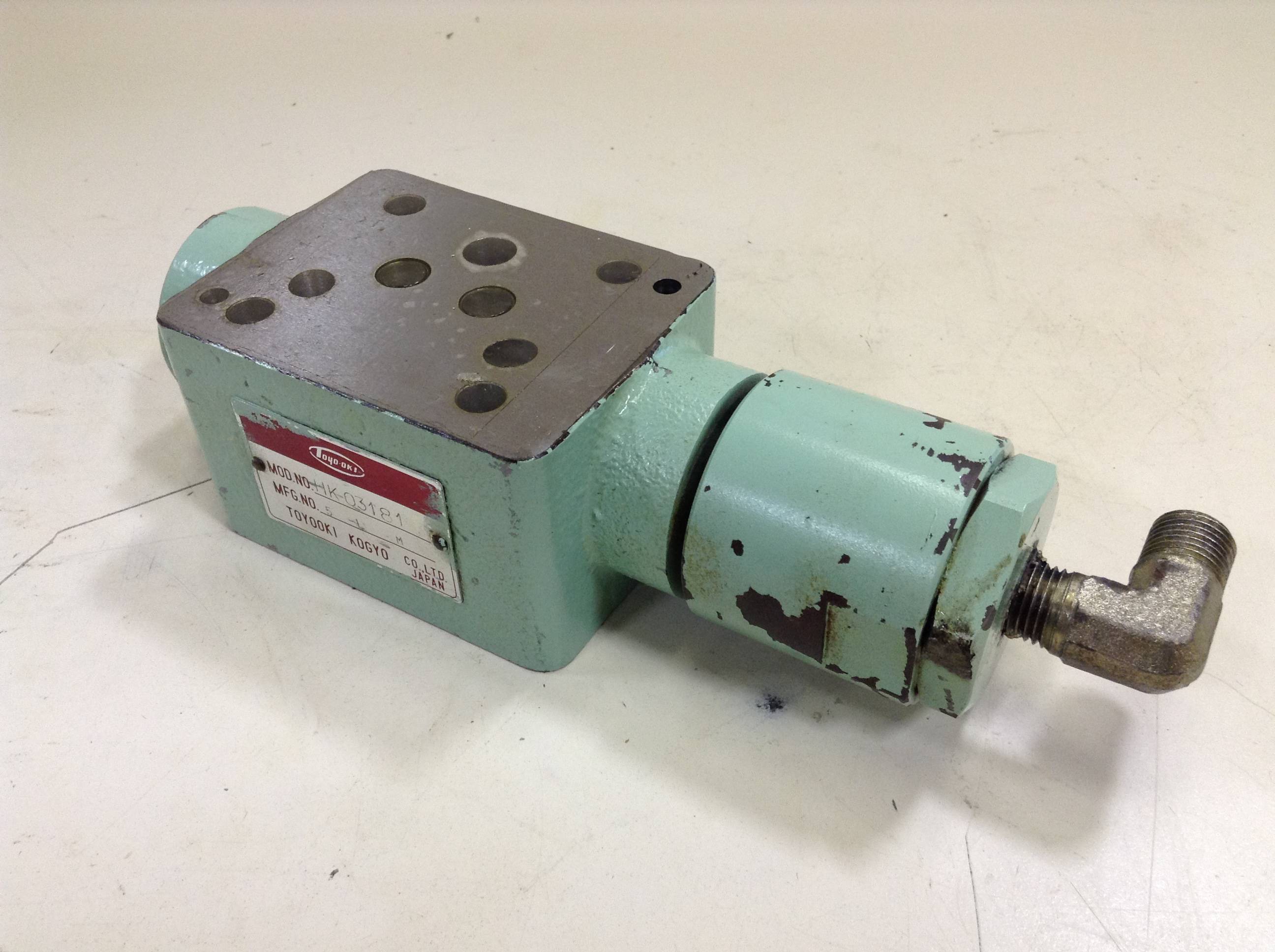 Used TOYOOKI KOGYO Valve HK-03181 USED
