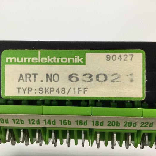 Used MURRELEKTRONIK Card Rack SKP48/1FF #92445
