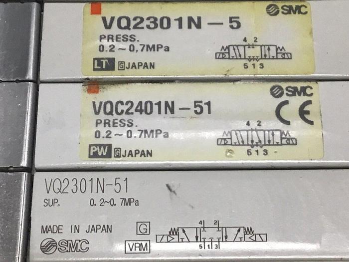 Used SMC Valve Manifold VQ2301N-5 #127229