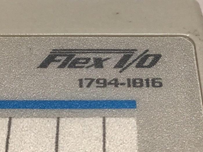 Used ALLEN BRADLEY Input Module 1794-IB16 SER A Used