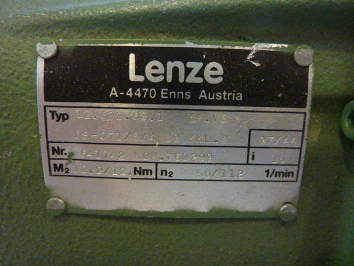 Used LENZE Motor 12-622-08-1 #5102