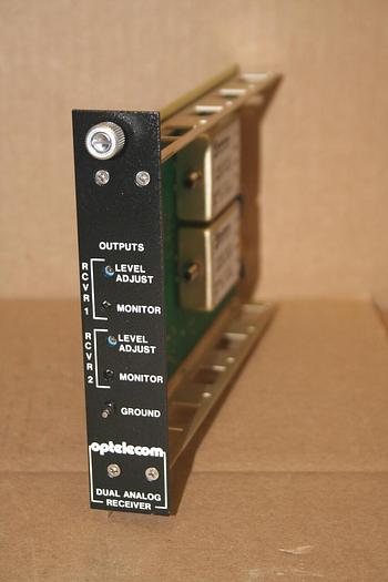 Used OPTELECOM Dual Analog Receiver 5051RR Used
