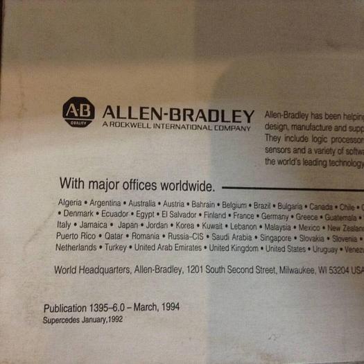 Used ALLEN BRADLEY Renewal Parts 1395-6.0 #70773
