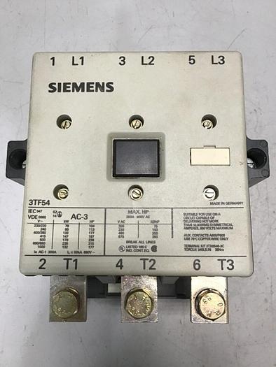 Used SIEMENS Contactor 3TF54 #135272