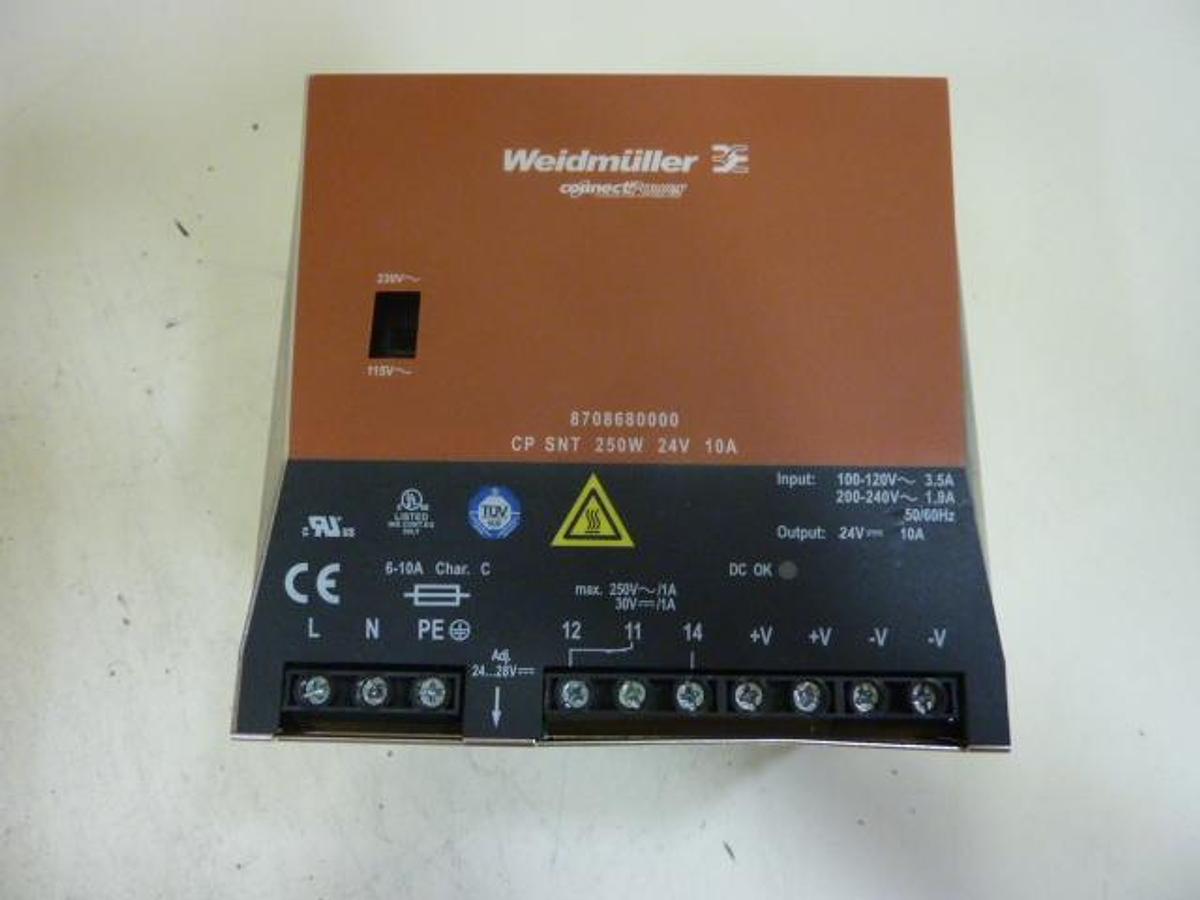 Used WEIDMULLER Power Supply 8708680000 Used