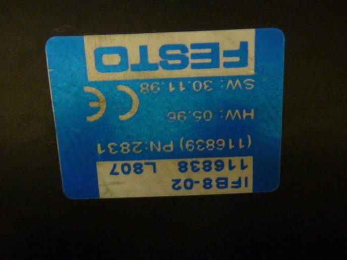 Used FESTO Control Block / Valve Terminal IFB8-02 #61259