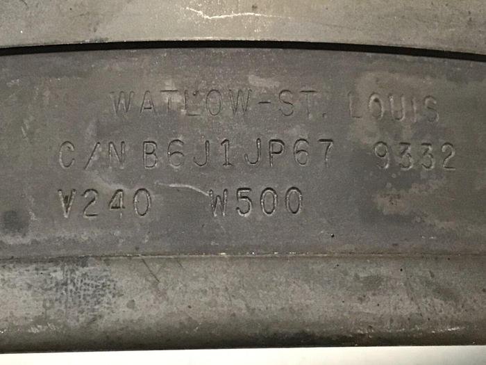 Used WATLOW 500 Watt Heater Band B6J1JP67 #126334