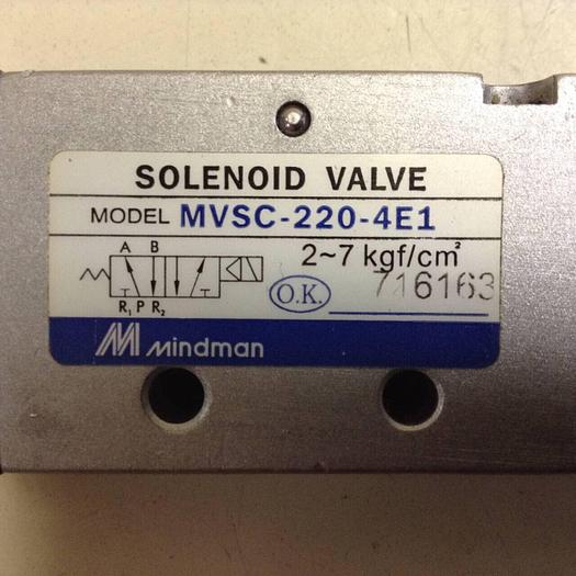 Used MINDMAN Solenoid Valve MVSC-220-4E1 #88619