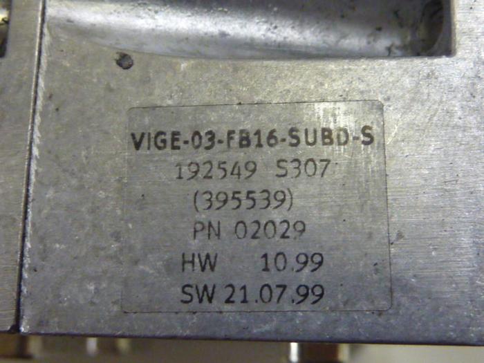 Used FESTO Manifold / Control Block VIFB-03-B. #64283