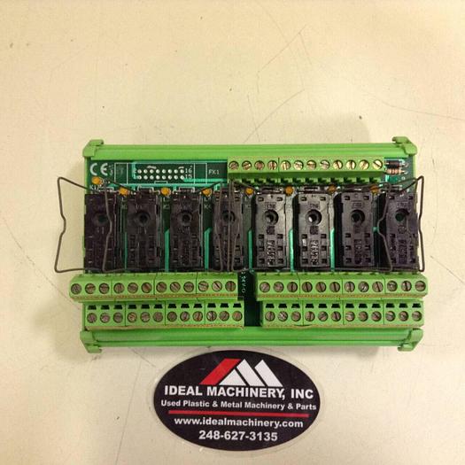 Used EUROTEK Breakout Board ET-MRZ08/24DC/2SC/N/AR #77120