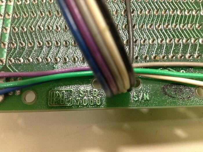 Used ADVANCED INPUT DEVICES Backplane Wire Harness PWB 104350 F #87208