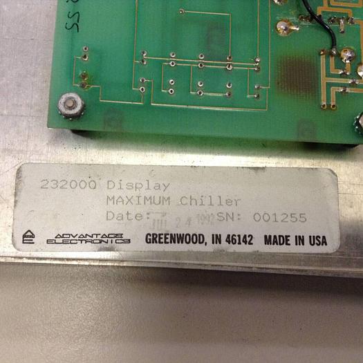 Used ADVANTAGE ELECTRONICS Display 232000 #85593