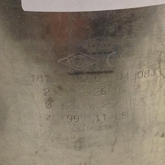 KJT 2600 Watt x 2 Ceramic Heater Band 1815 300 03 04 083 #87331