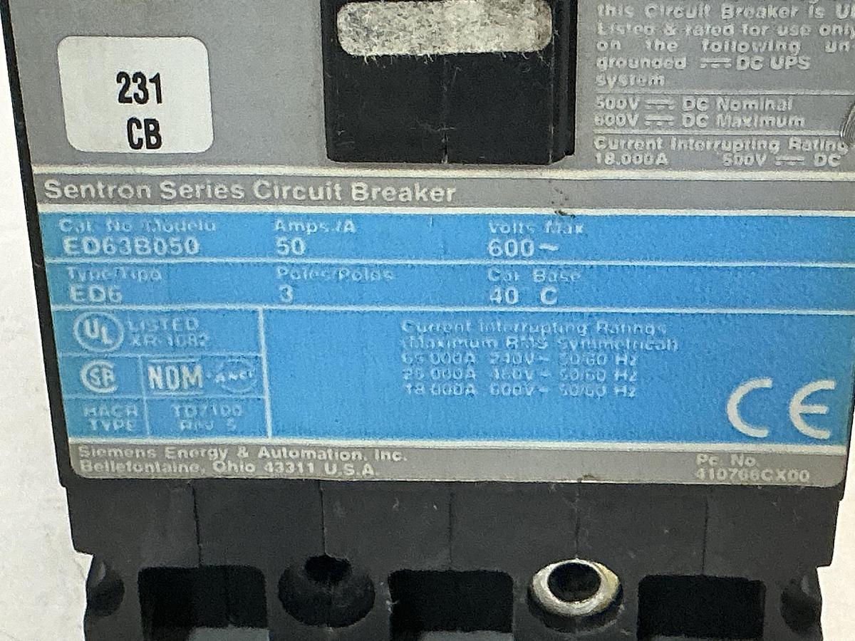 Used SIEMENS ED63B050