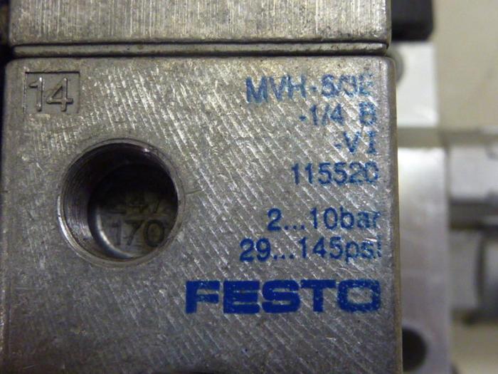 Used FESTO Control Block / Valve Terminal IFB8-02 #61260