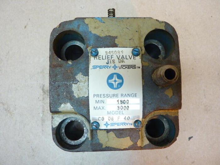 Used VICKERS Relief Valve CG06F40 #39032