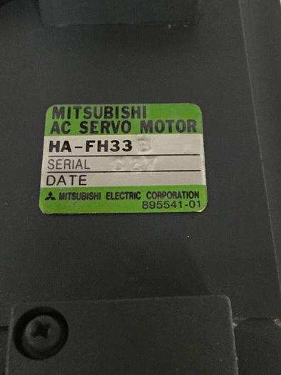 Used MITSUBISHI Servo Motor w/ Gear Motor HA-FH33B Used