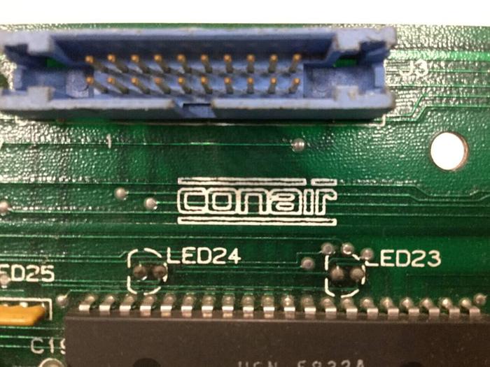 Used CONAIR Central Loader Control Processor Board 107-230-01 Used