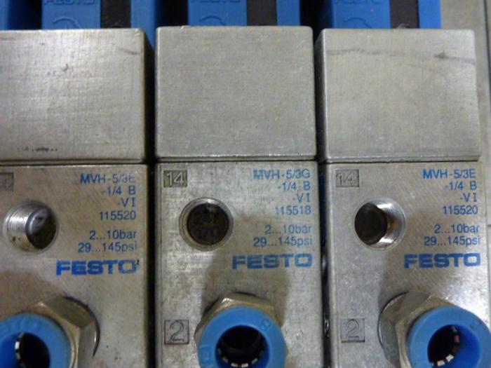 Used FESTO Control Block / Valve Terminal IFB8-02 #52781