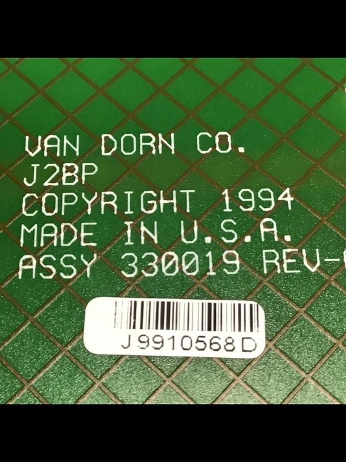 Used VAN DORN Circuit Board 330019 PC330-019 330-019 Used  #145288