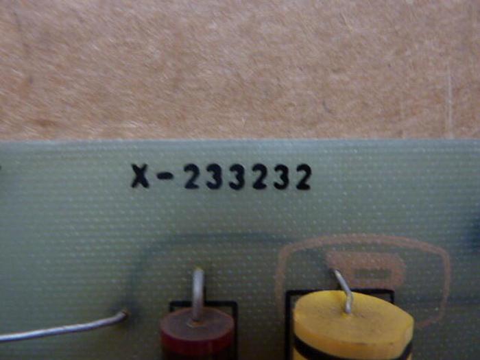 Used ALLEN BRADLEY Circuit Board X-233232 #27107