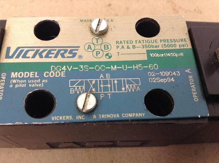 Used VICKERS Valve DG4V3S0CMUH560 #71022