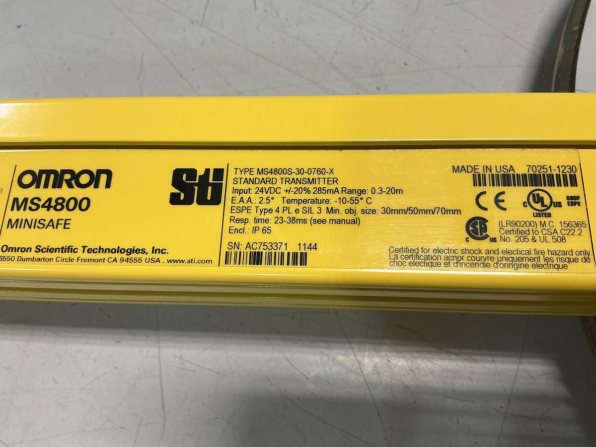 Used OMRON MS4800S-30-0760-X