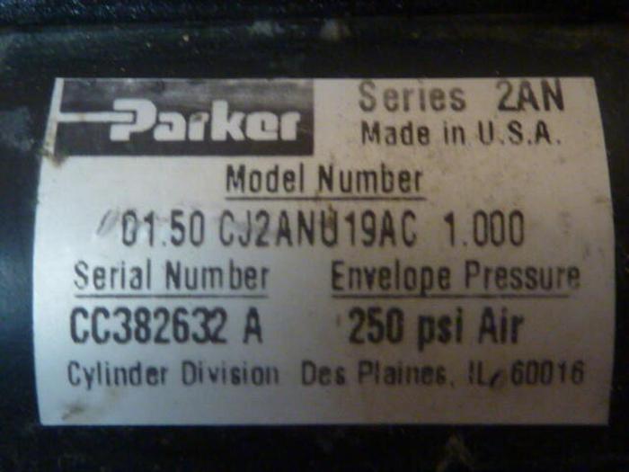 Used PARKER Cylinder 01.50 CJ2ANU19AC 1.000 Used