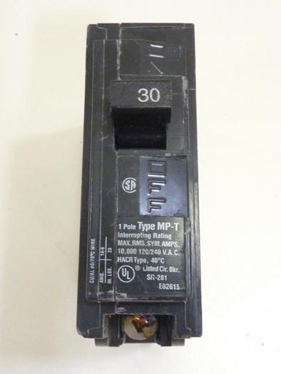 Used MURRAY 30 Amp Circuit Breaker MP130 #44130