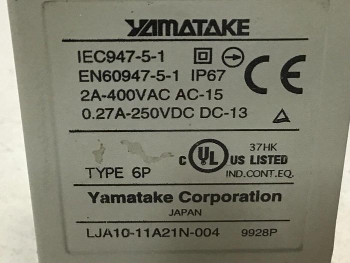 Used YAMATAKE Limit Switch LJA10-11A21N-003 #121737