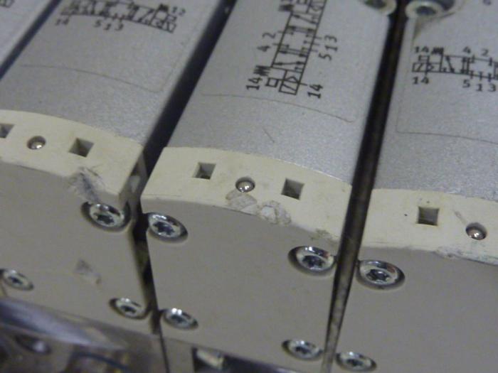 Used FESTO Control Block w/ Valves VABE-S6-1R-N12 #61211