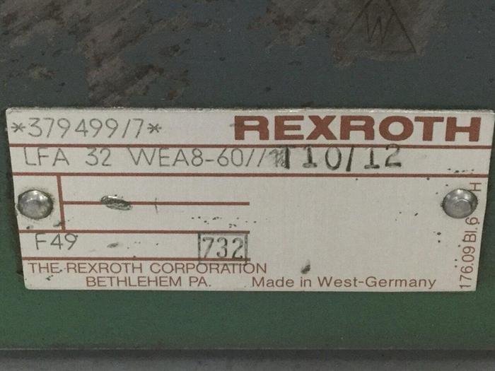 Used REXROTH Valve LFA32WEA8601T1012 #105821