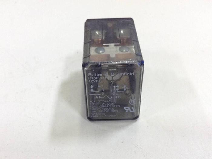 Used POTTER & BRUMFIELD Relay K10P-11D15-12 #76491