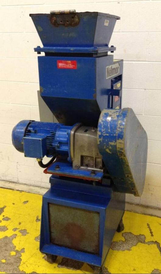 Used NELMOR 3 HP Grinder / Granulator G810LS 3 HP USED
