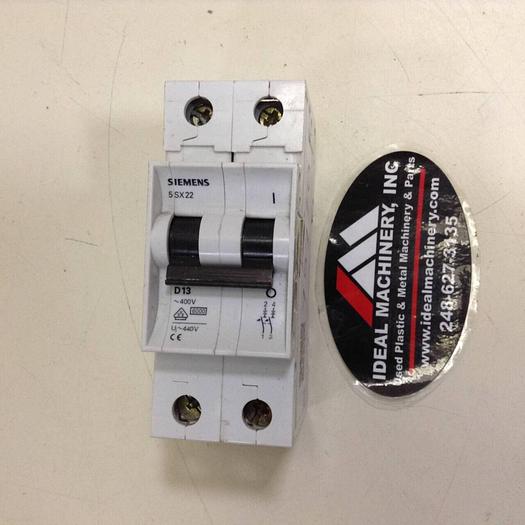 Used SIEMENS 13 Amp Circuit Breaker 5SX22D13 #75770