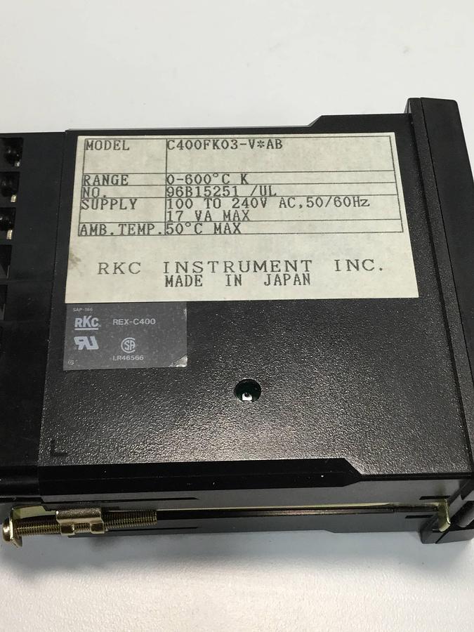Used RKC Temperature Control REX-C400FK03VAB USED
