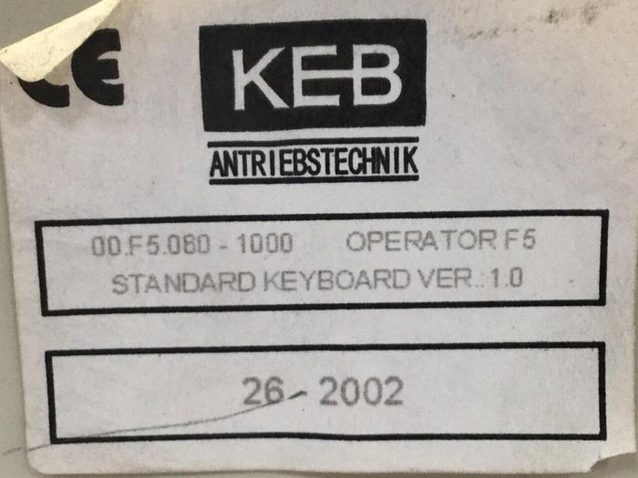 Used KEB Operator Interface 00.F5.060-1000 USED