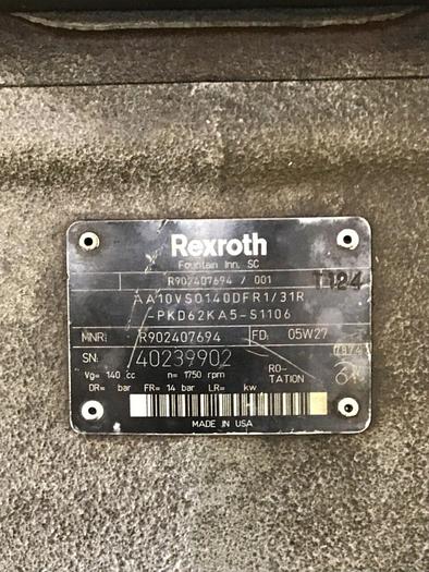 Used REXROTH Hydraulic Pump AA10VS0140DFR131R Used
