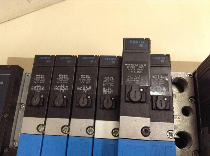 Used FESTO Control Block w/ Valves IFB8-03 #70458
