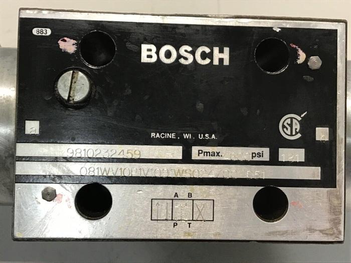 Used BOSCH Valve 9810232459 081WV10P1V1091WS024/00D51 Used