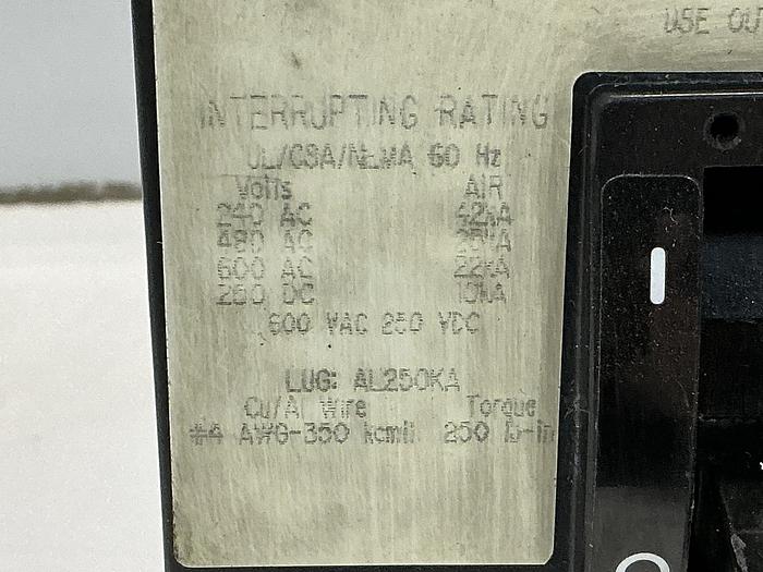 Used SQUARE D KAL36225