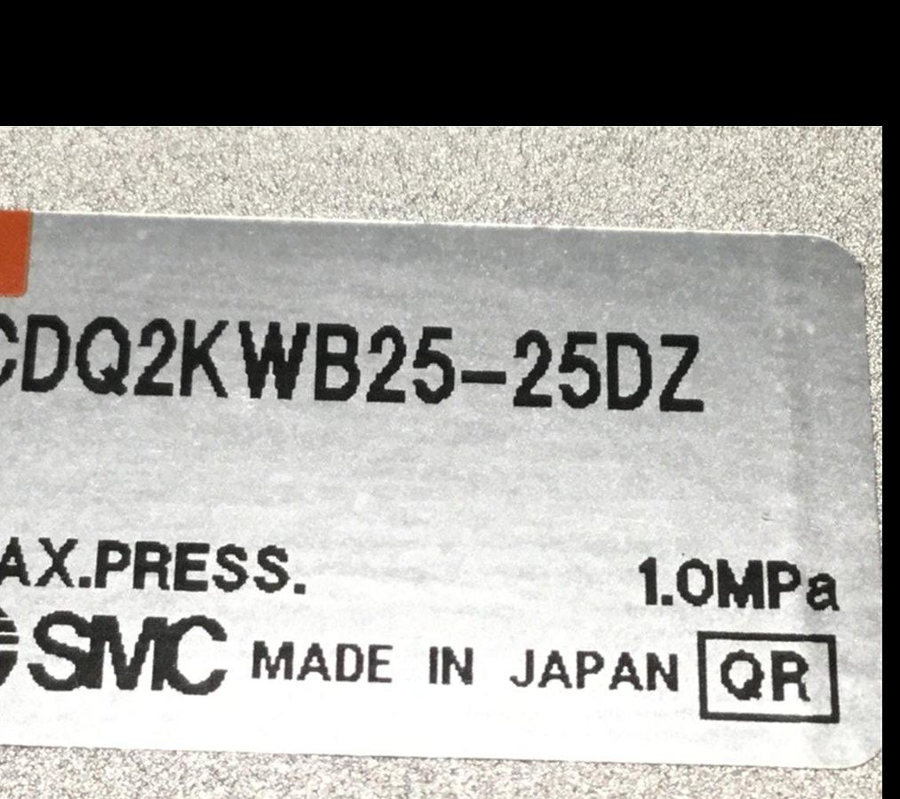 Used SMC Compact Cylinder CDQ2KWB25-25DZ USED