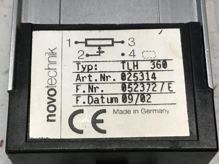 Used NOVOTECHNIK Linear Transducer TLH360 #126065