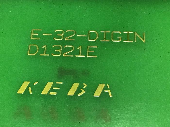 Used KEBA Engel Circuit Board E-32-DIGIN D1321E Used